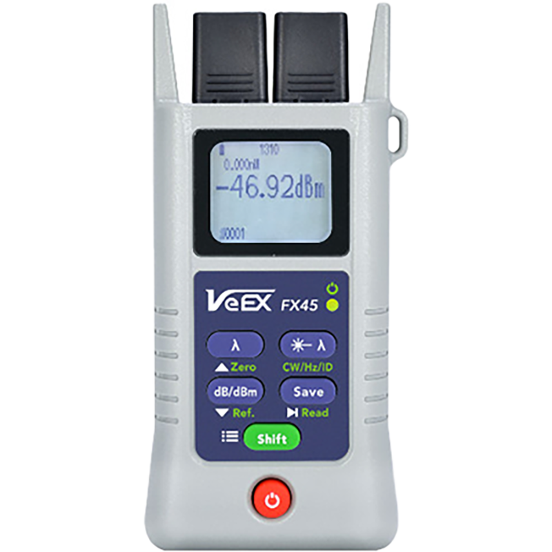 VeEX FX45 Optical Light Source (0LS) Meter, 1310/1550nm